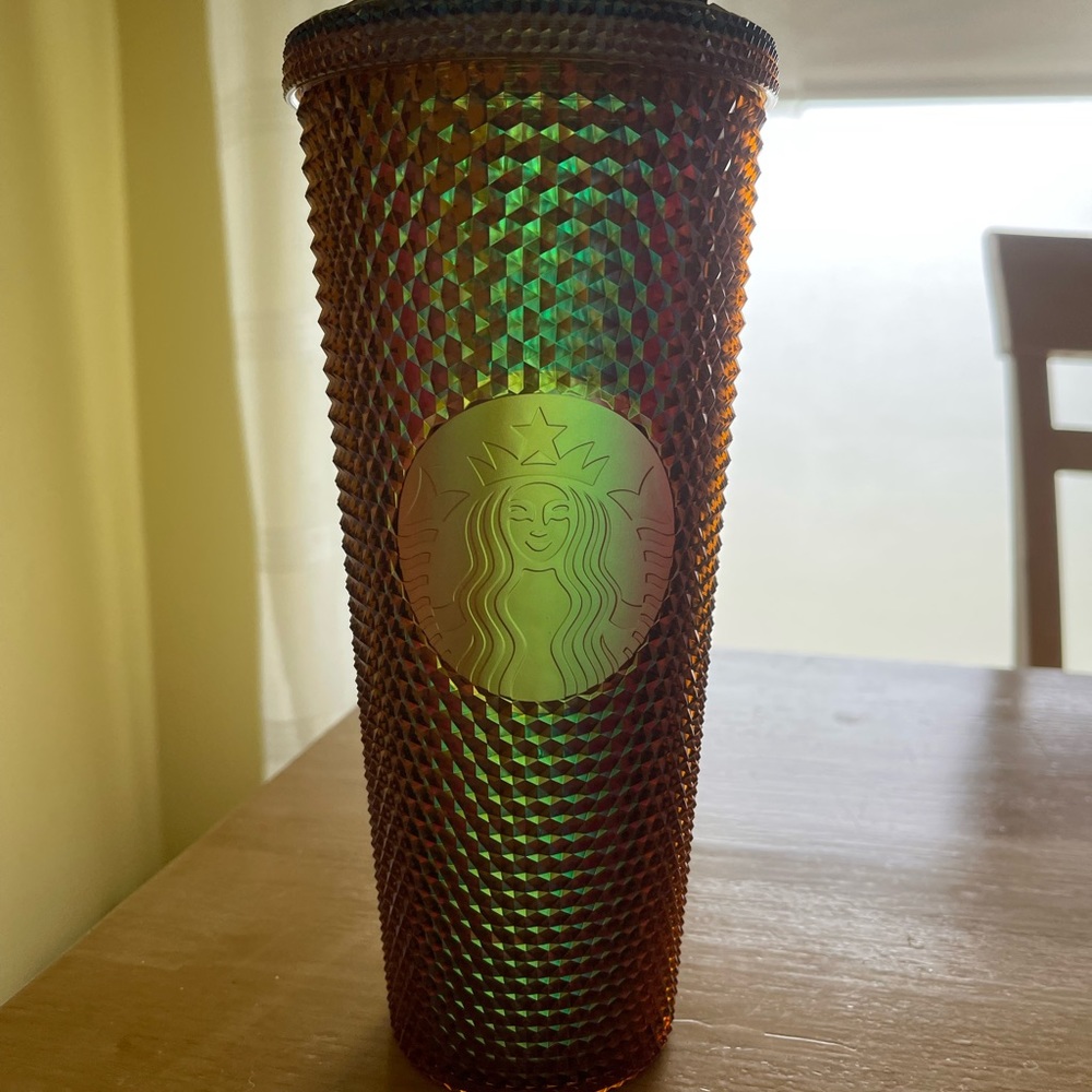 Starbucks Limited Edition 2021 50th Anniversary Honeycomb Gold Studded Tumbler